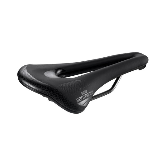 SAN MARCO SHORTFIT 2.0 SUPERCOMFORT OPEN-FIT RACING S3 Width 140mm Xsilite Steel Rails Saddle