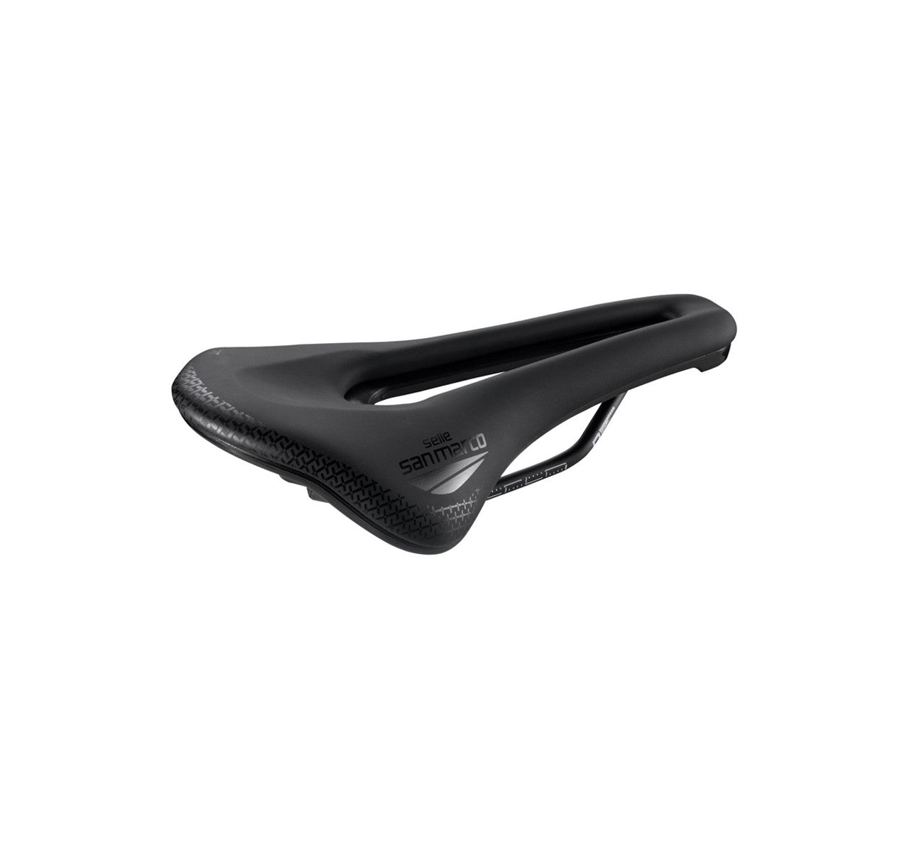 SAN MARCO SHORTFIT 2.0 COMFORT OPEN-FIT DYNAMIC L3 155mm Width Aluminium Rails Black Saddle
