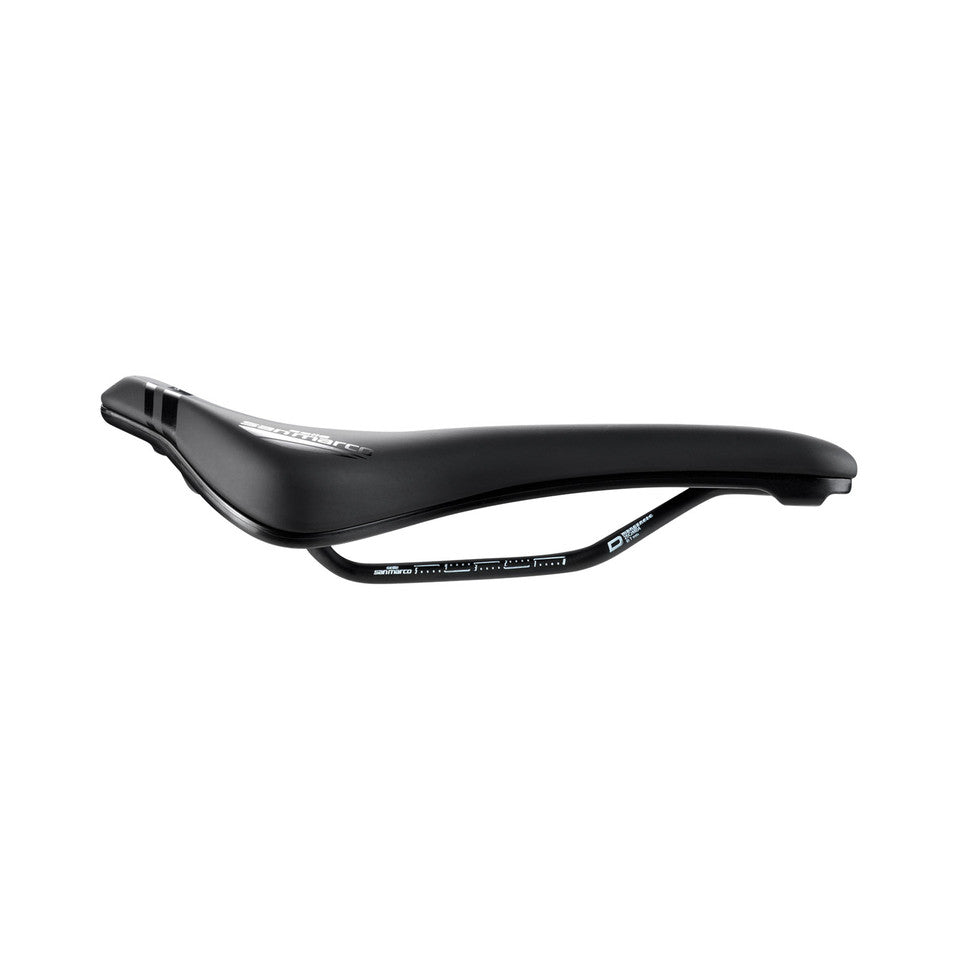 Sadel SAN MARCO GROUND SHORT OPEN-FIT DYNAMIC 155mm Sort