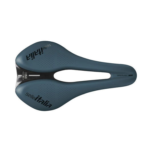 SELLE ITALIA NOVUS BOOST EVO GRAVEL SUPERFLOW TM L Rails Mangaan Sinine sadul