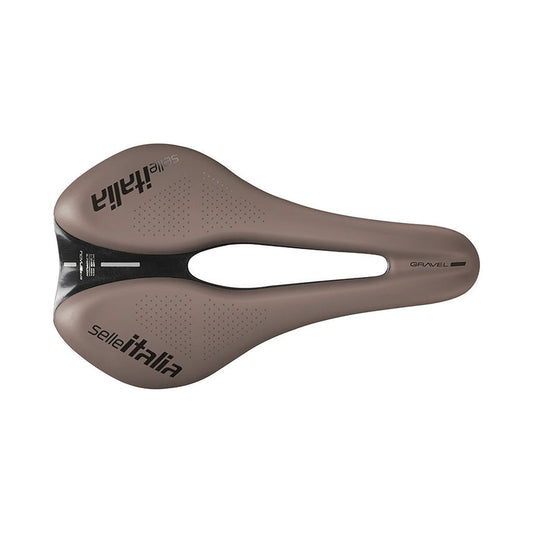 SELLE ITALIA NOVUS BOOST EVO GRAVEL SUPERFLOW TM L Rails Mangaan Pruun sadul