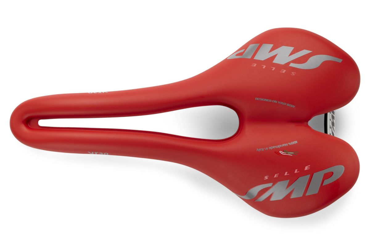 SMP VT30 Saddle Width 155mm Steel Rails Red