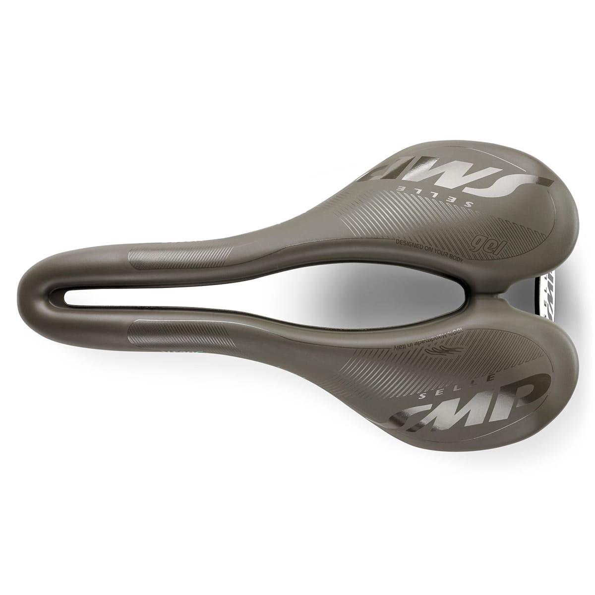 SMP VT20C GEL Saddle 144mm Width Carbon Rails Brown