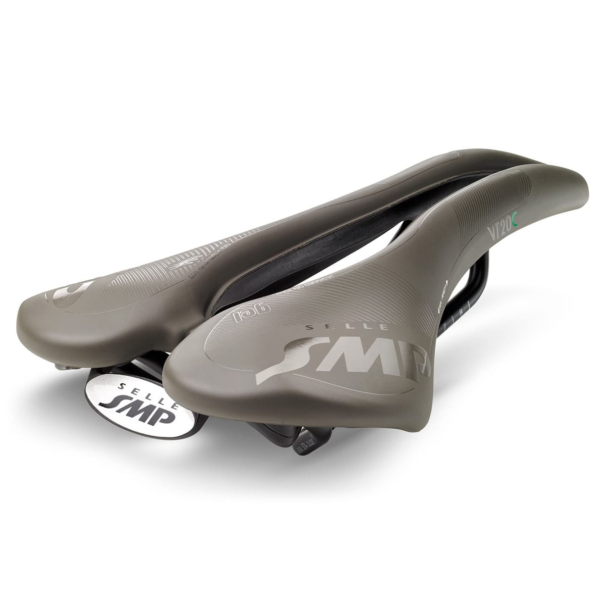 SMP VT20C GEL Saddle 144mm Width Carbon Rails Brown