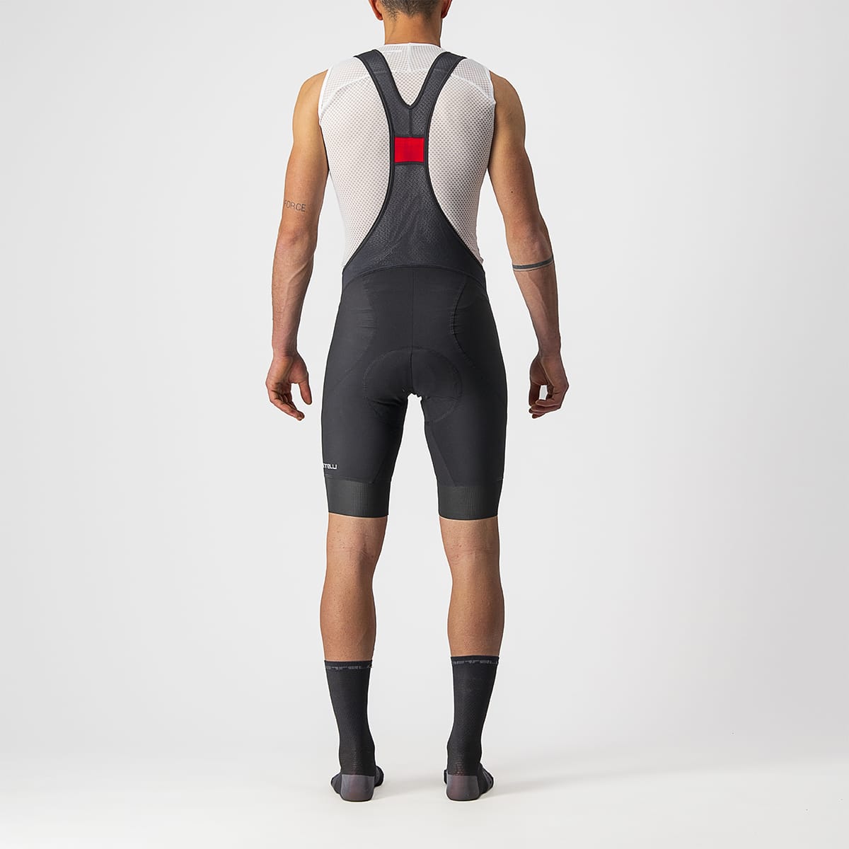 Calção Curto com Alças CASTELLI ENDURANCE 3 Preto