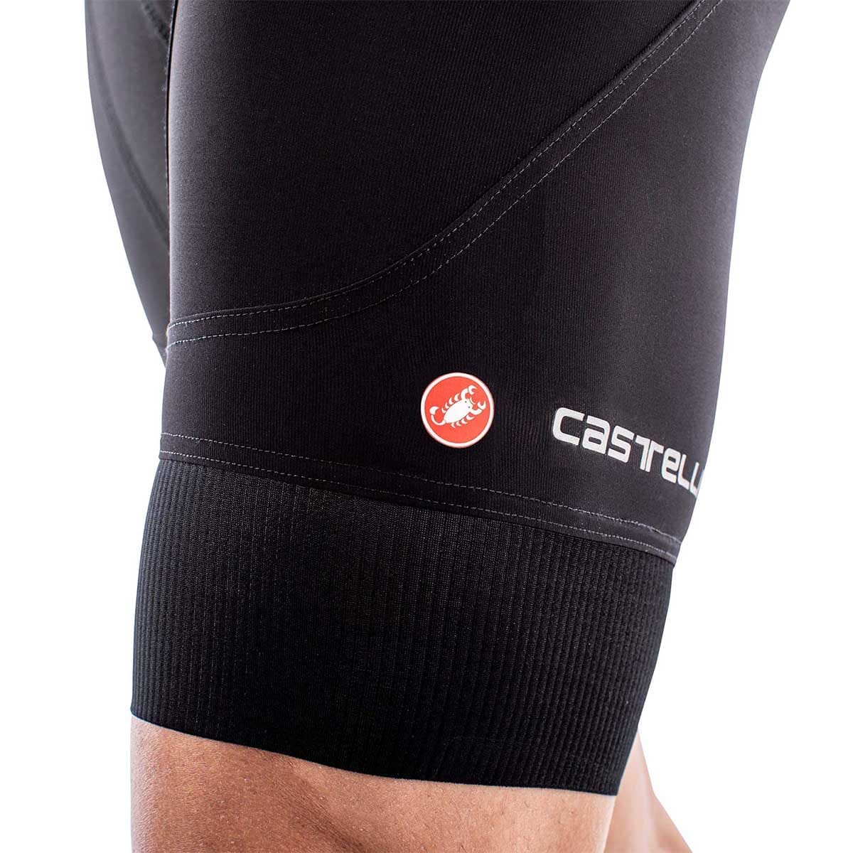 Calção Curto com Alças CASTELLI ENDURANCE 3 Preto 