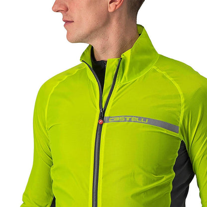 CASTELLI SQUADRA STRETCH Jacket Yellow/Grey