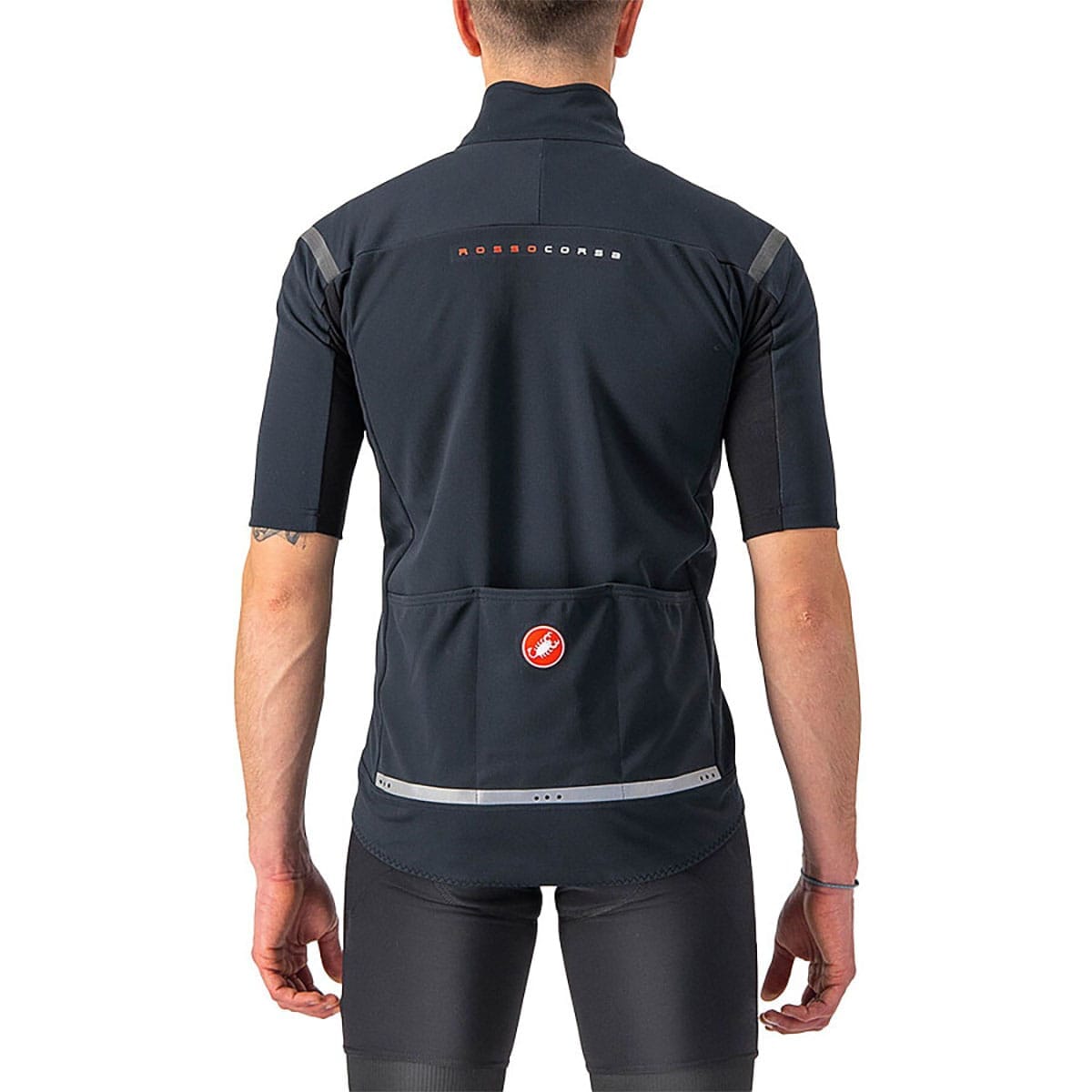 Trøje CASTELLI GABBA ROS 2 Korte ærmer Sort/Sort Reflex