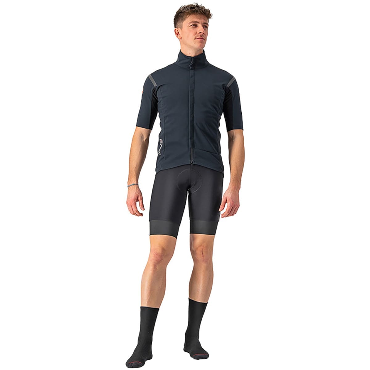 Trøje CASTELLI GABBA ROS 2 Korte ærmer Sort/Sort Reflex