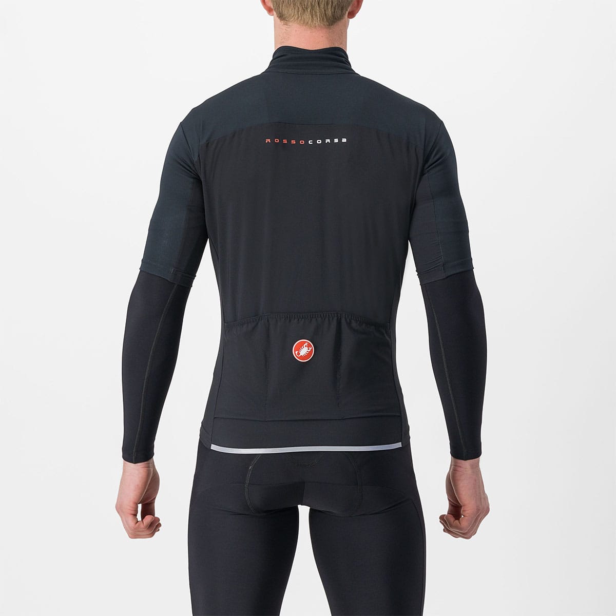 Maglia CASTELLI PERFETTO RoS 2 WIND Maniche Corte Nero