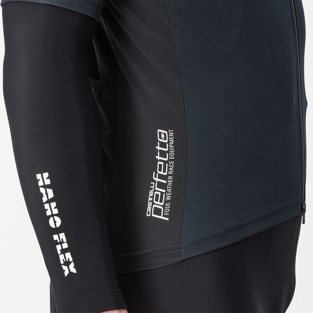 Maglia CASTELLI PERFETTO RoS 2 WIND Maniche Corte Nero