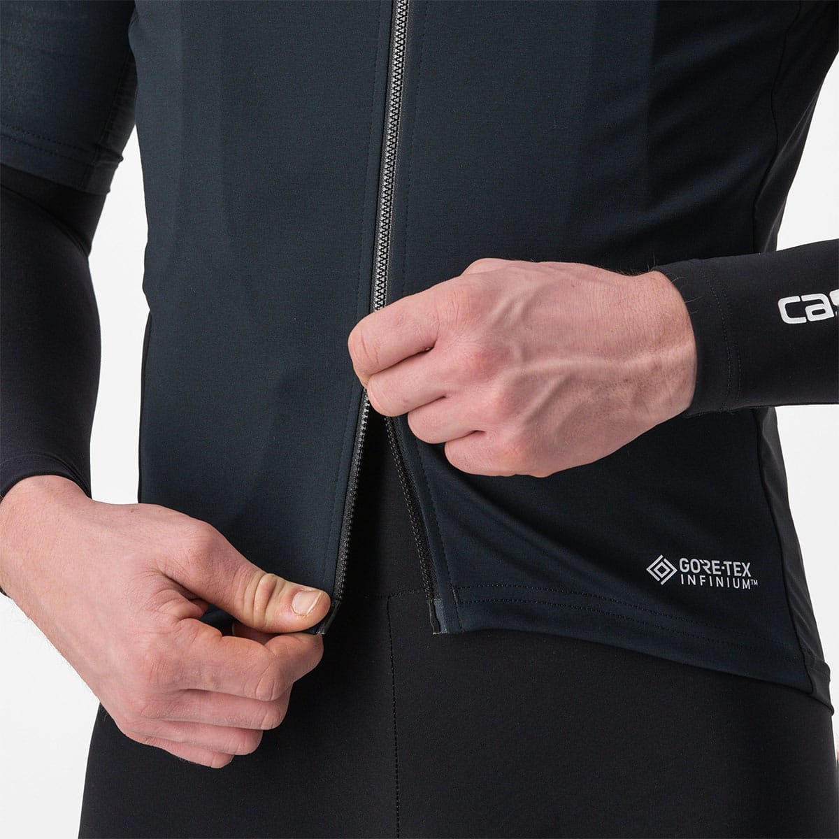 Maglia CASTELLI PERFETTO RoS 2 WIND Maniche Corte Nero