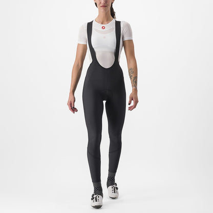 Pikad Traksidega Rattapüksid CASTELLI VELOCISSIMA DT Naiste Must Reflex