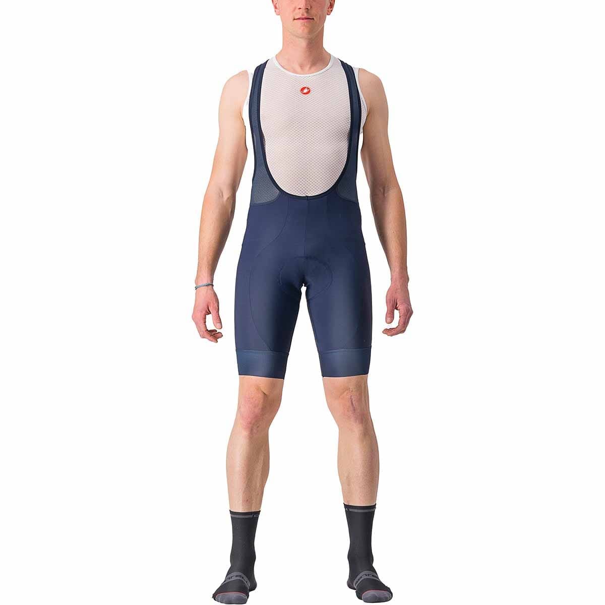 Korta Bib-shorts CASTELLI ENTRATA 2 Blå