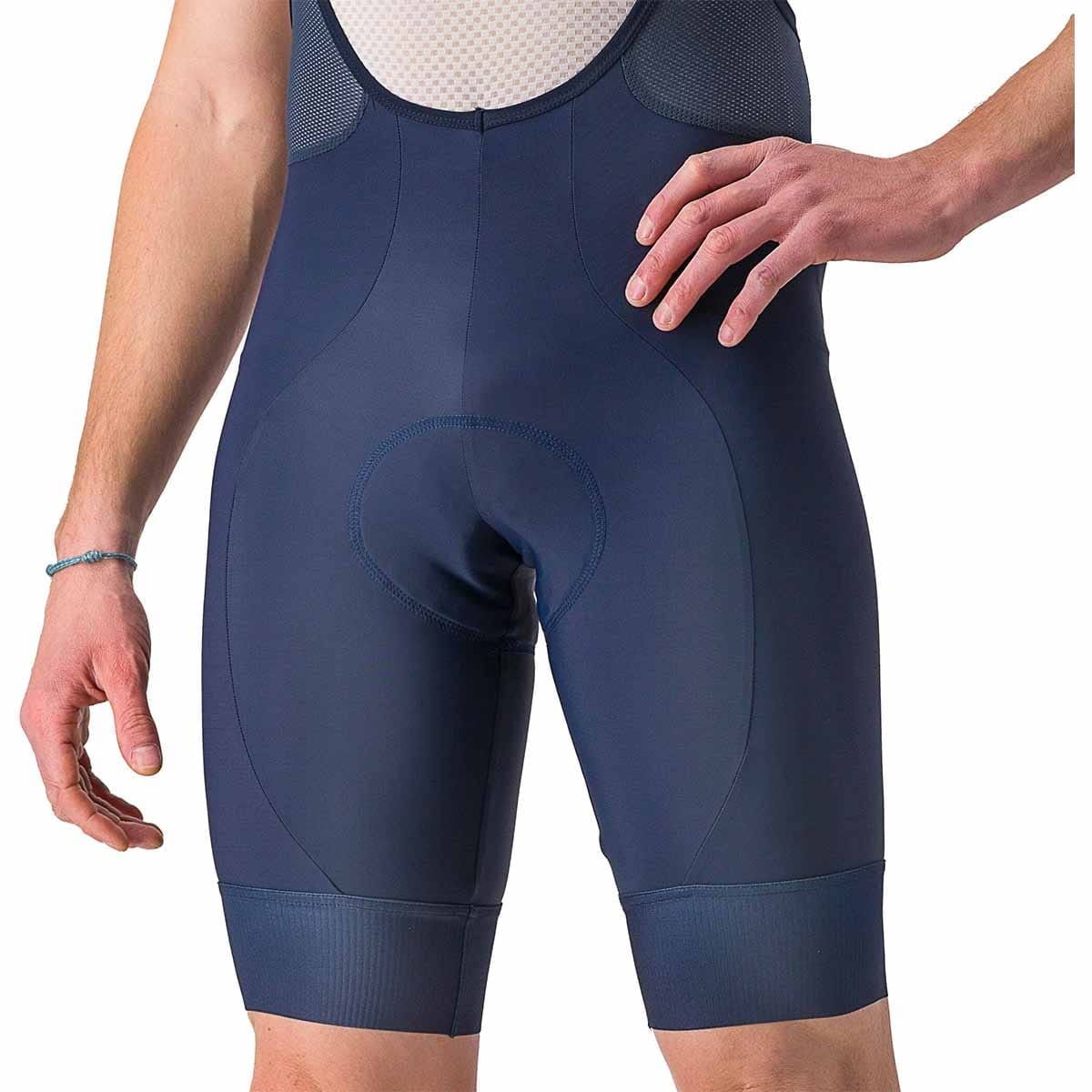 Korta Bib-shorts CASTELLI ENTRATA 2 Blå