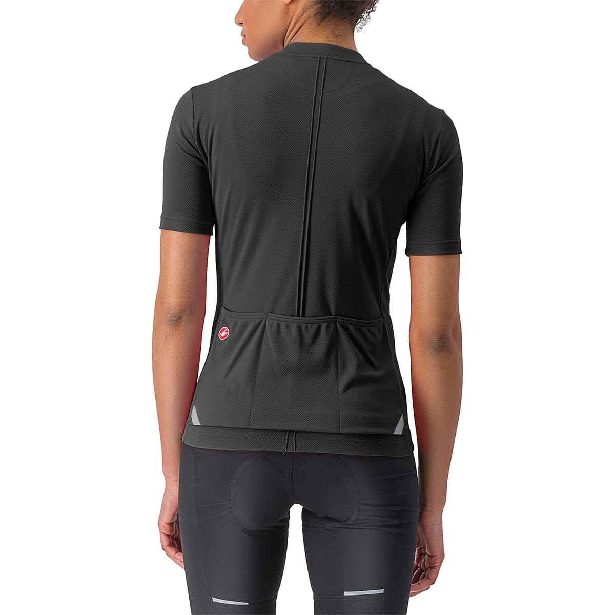 Maglia CASTELLI ANIMA 4 Donna Maniche Corte Nera 