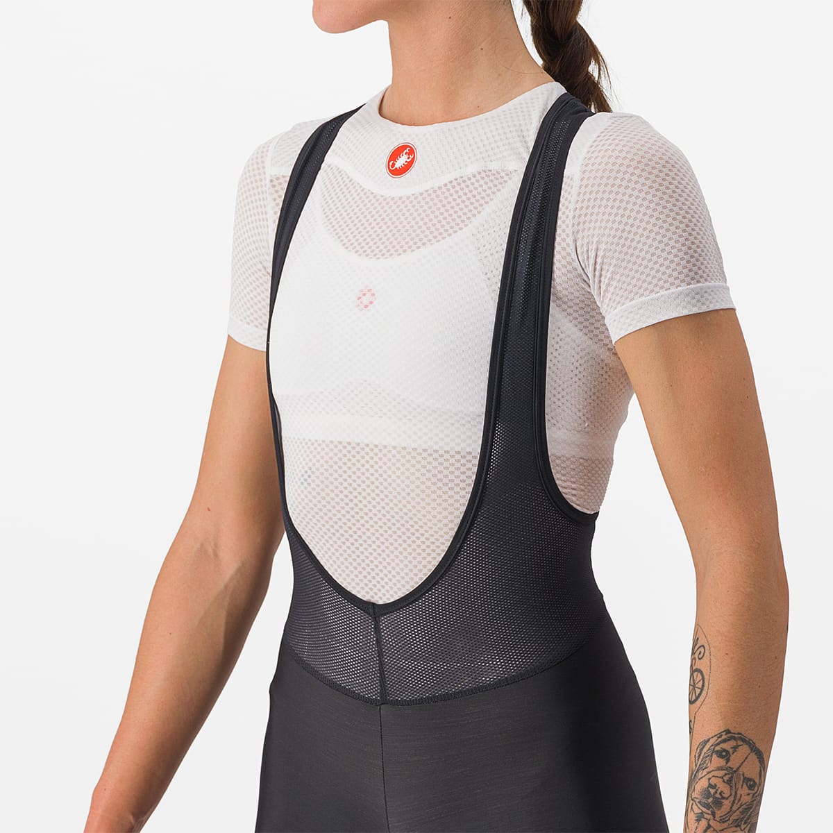 Lang Bib-Bukse CASTELLI ENTRATA Dame Sort