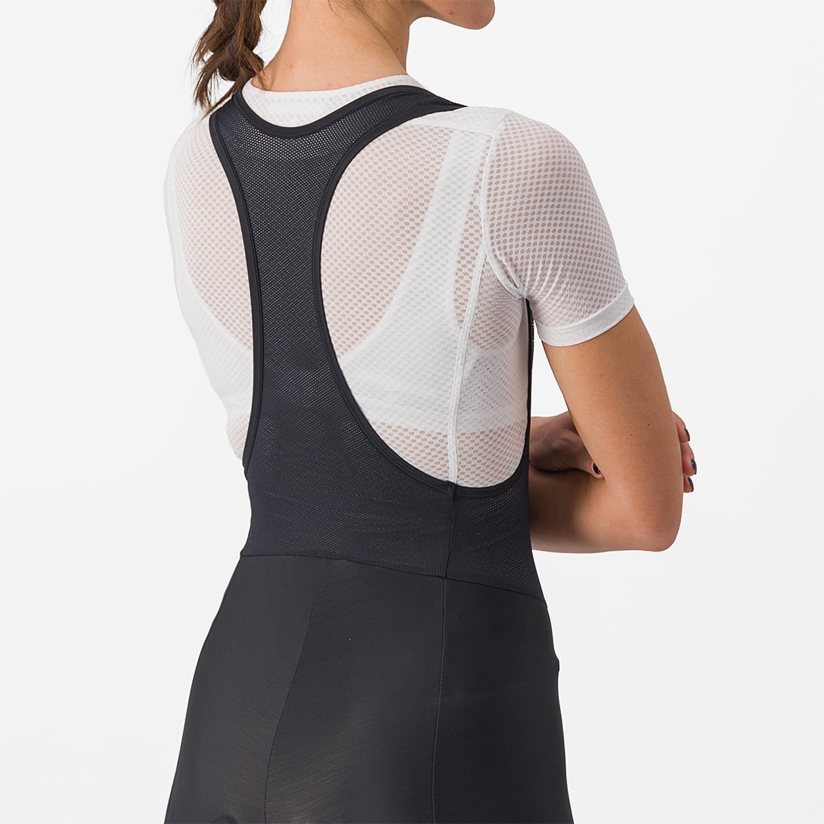Lang Bib-Bukse CASTELLI ENTRATA Dame Sort