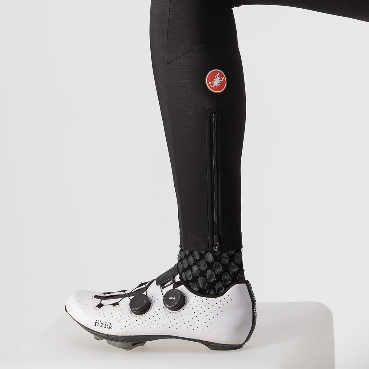 Lang Bib-Bukse CASTELLI ENTRATA Dame Sort