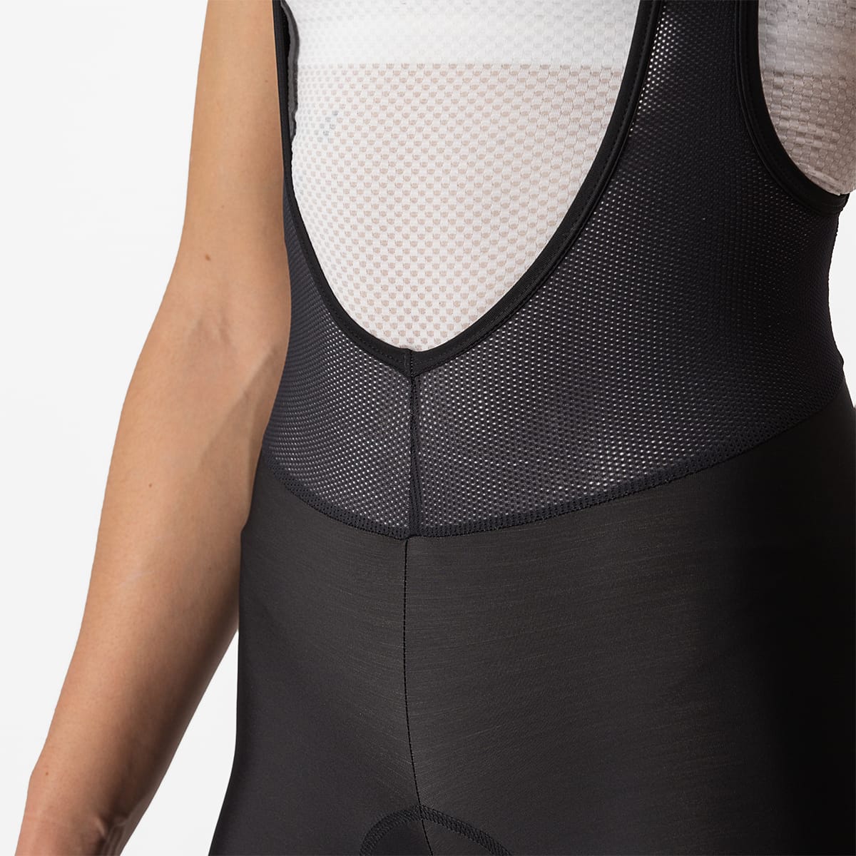 Lang Bib-Bukse CASTELLI ENTRATA Dame Sort