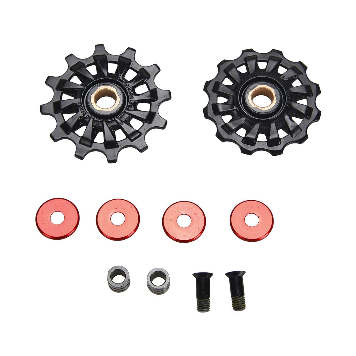 Set Katrolwieltjes en Schroeven CAMPAGNOLO SUPER RECORD 12v #RD-SR612