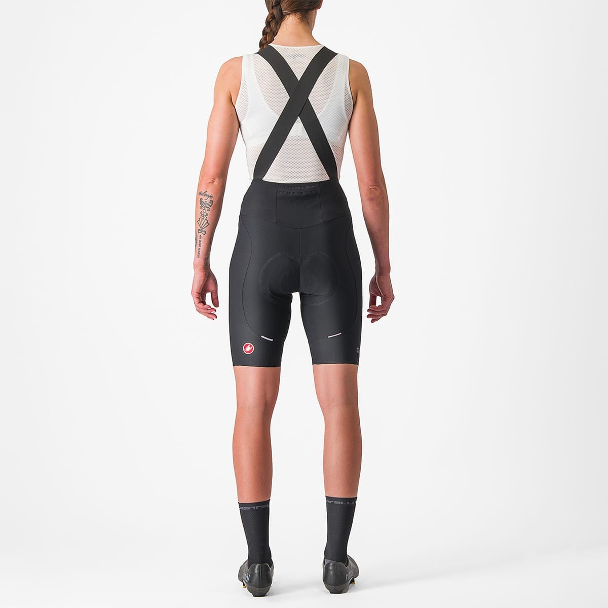ESPRESSO DT Cykelshorts med seler til kvinder Sort