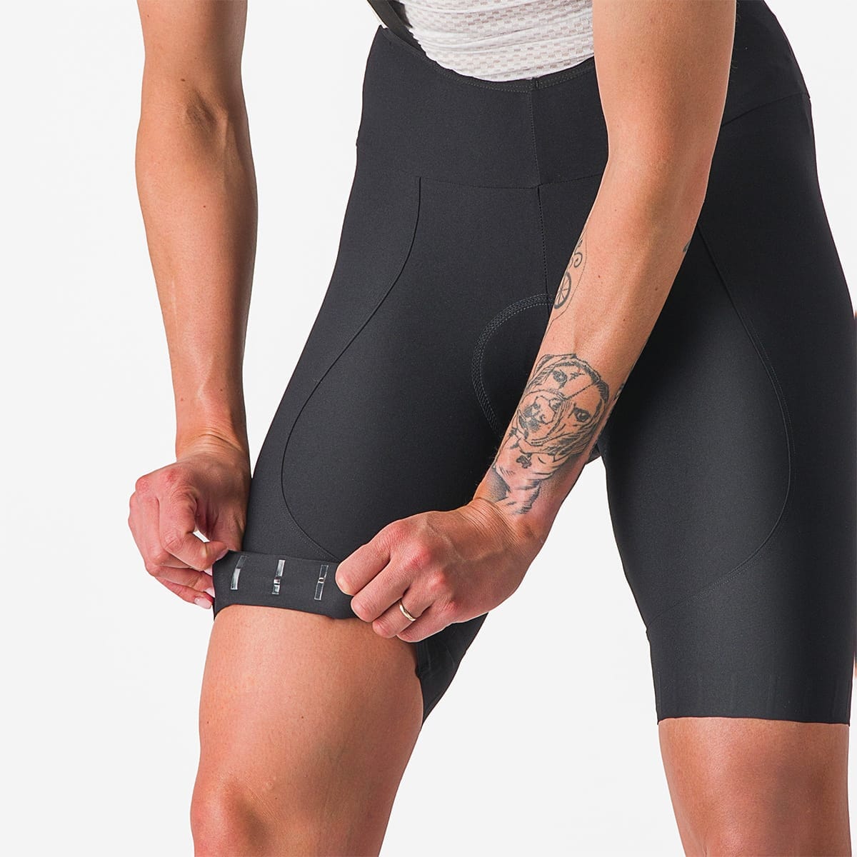 ESPRESSO DT Cykelshorts med seler til kvinder Sort