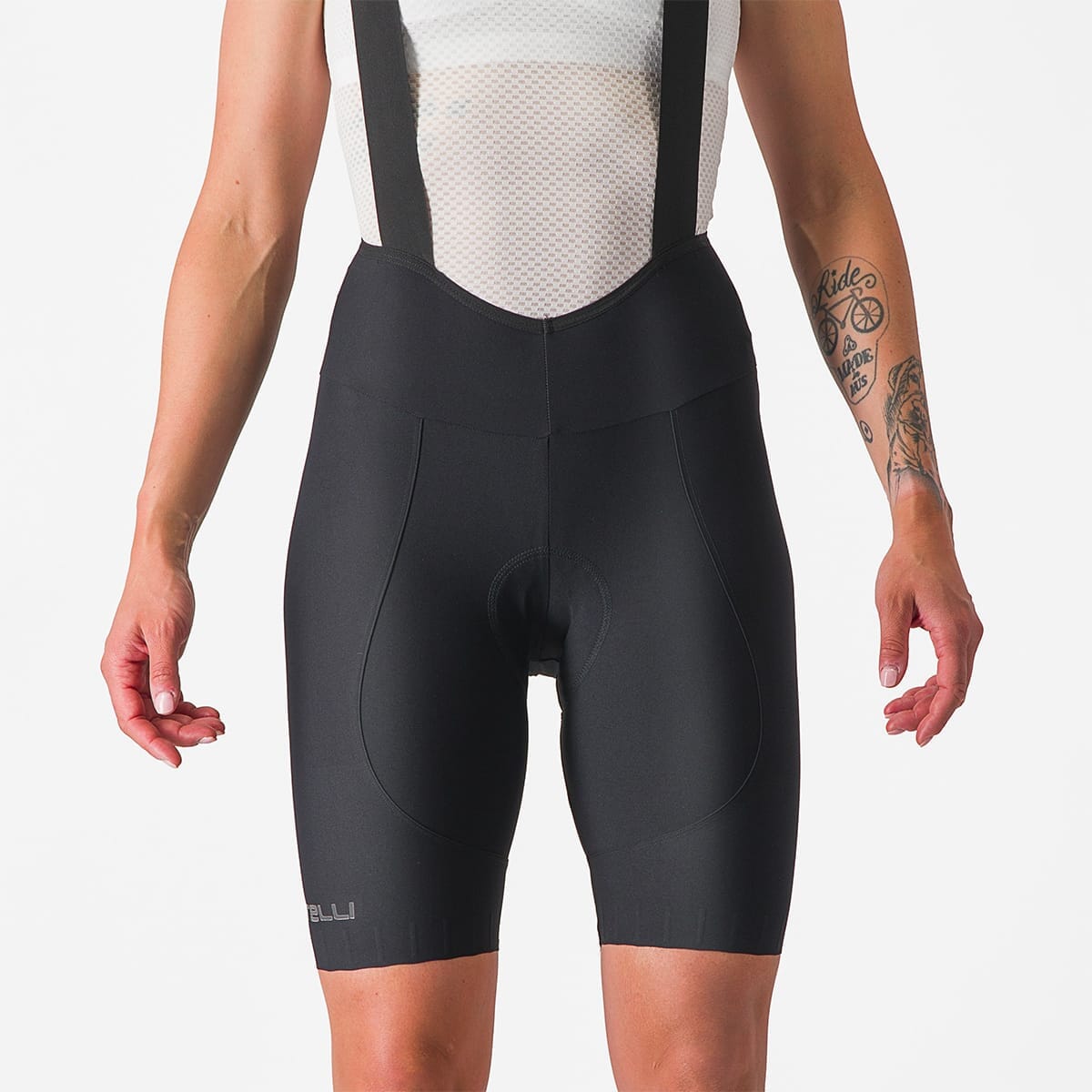 ESPRESSO DT Cykelshorts med seler til kvinder Sort