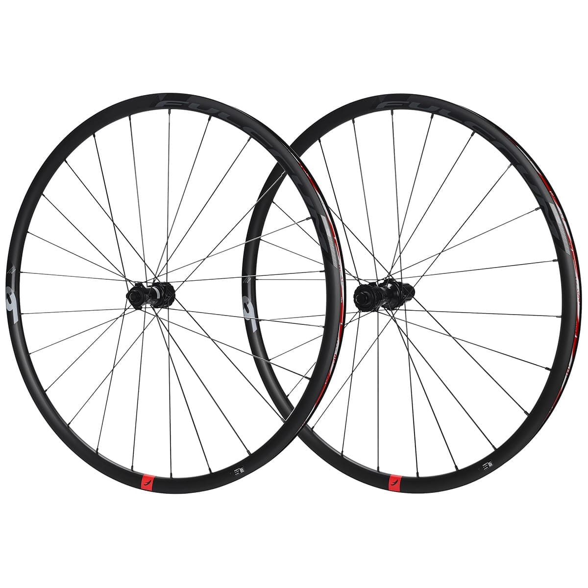 Par hjul FULCRUM RACING 6 2-WAY FIT C20 DISC med dæk (Center Lock)