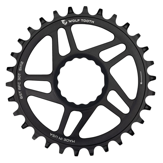 Coroa Mono WOLF TOOTH BOOST 12V Raceface CINCH Shimano Direct Mount Offset 3mm Preto