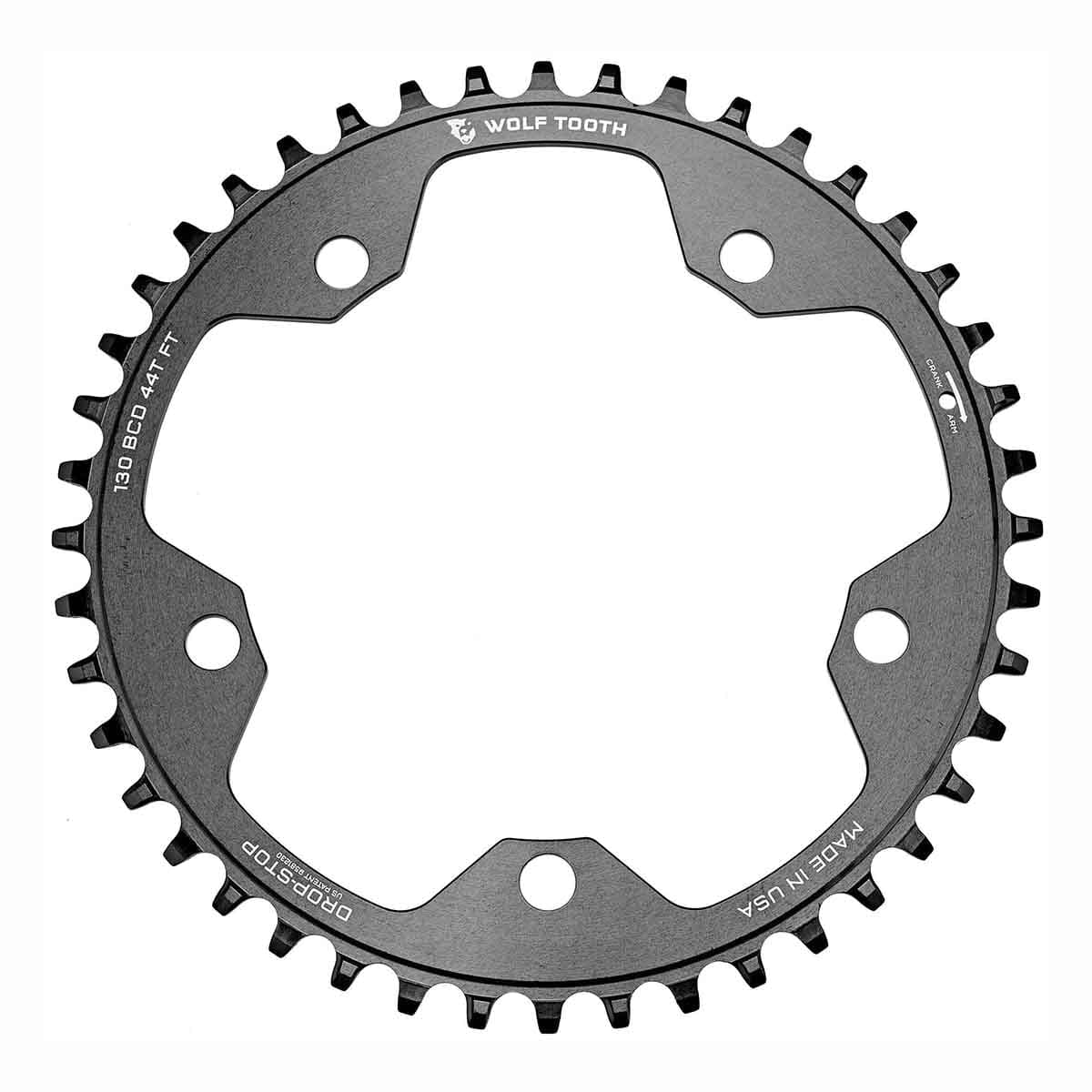 Tarcza mono 9/10/11/12V WOLF TOOTH CYCLOCROSS FLAT TOP 130 mm