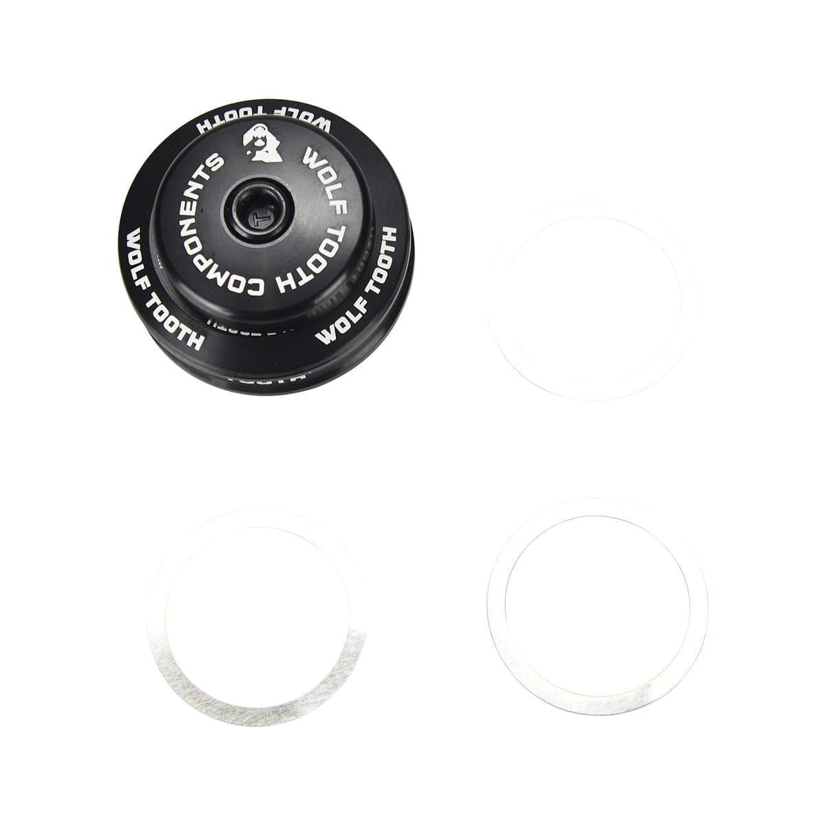 Coppa Superiore per Serie Sterzo Esterna WOLF TOOTH 1"1/8 EC34 Stack 16 mm Nero
