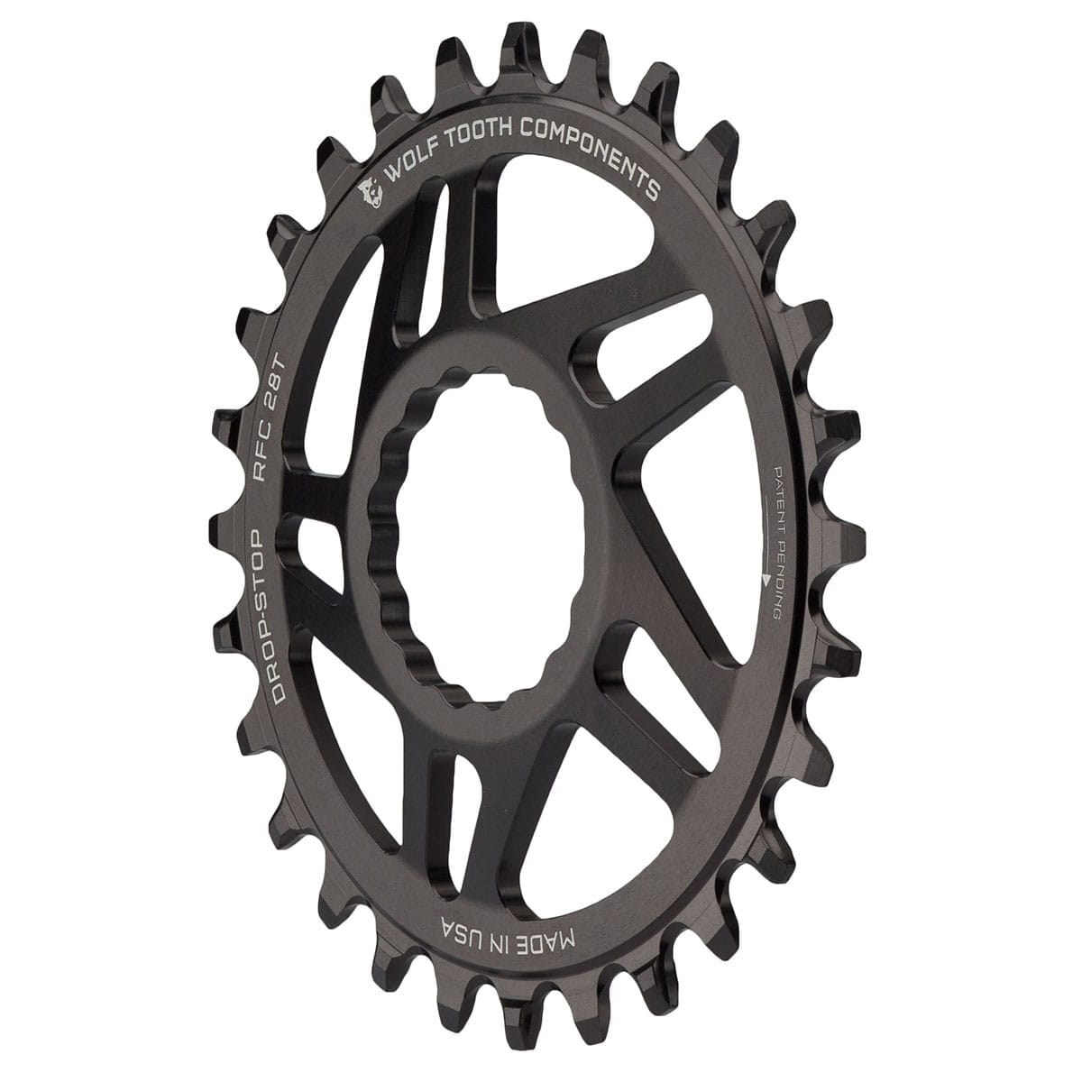 Převodník Mono WOLF TOOTH 9/10/11/12V Raceface CINCH Direct Mount Offset 6mm černý