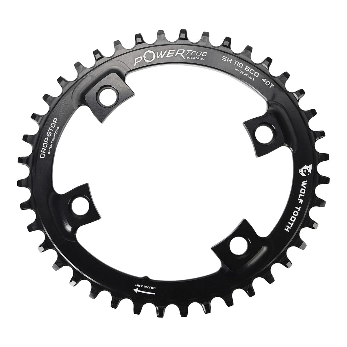 WOLF TOOTH 11V Mono Oval Chainring Shimano Dura-Ace 9100 / Ultegra 8000 / 105 R7000 110 mm
