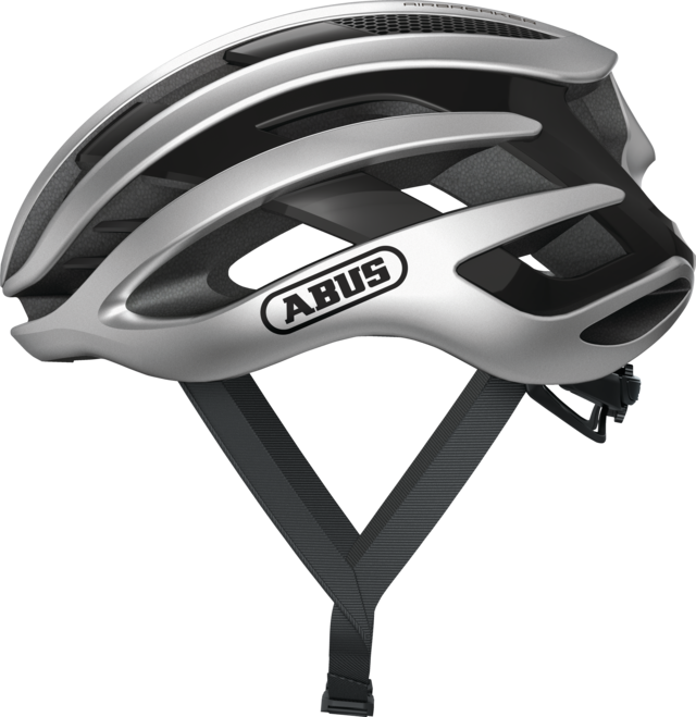 Road Helmet ABUS AIRBREAKER Silver