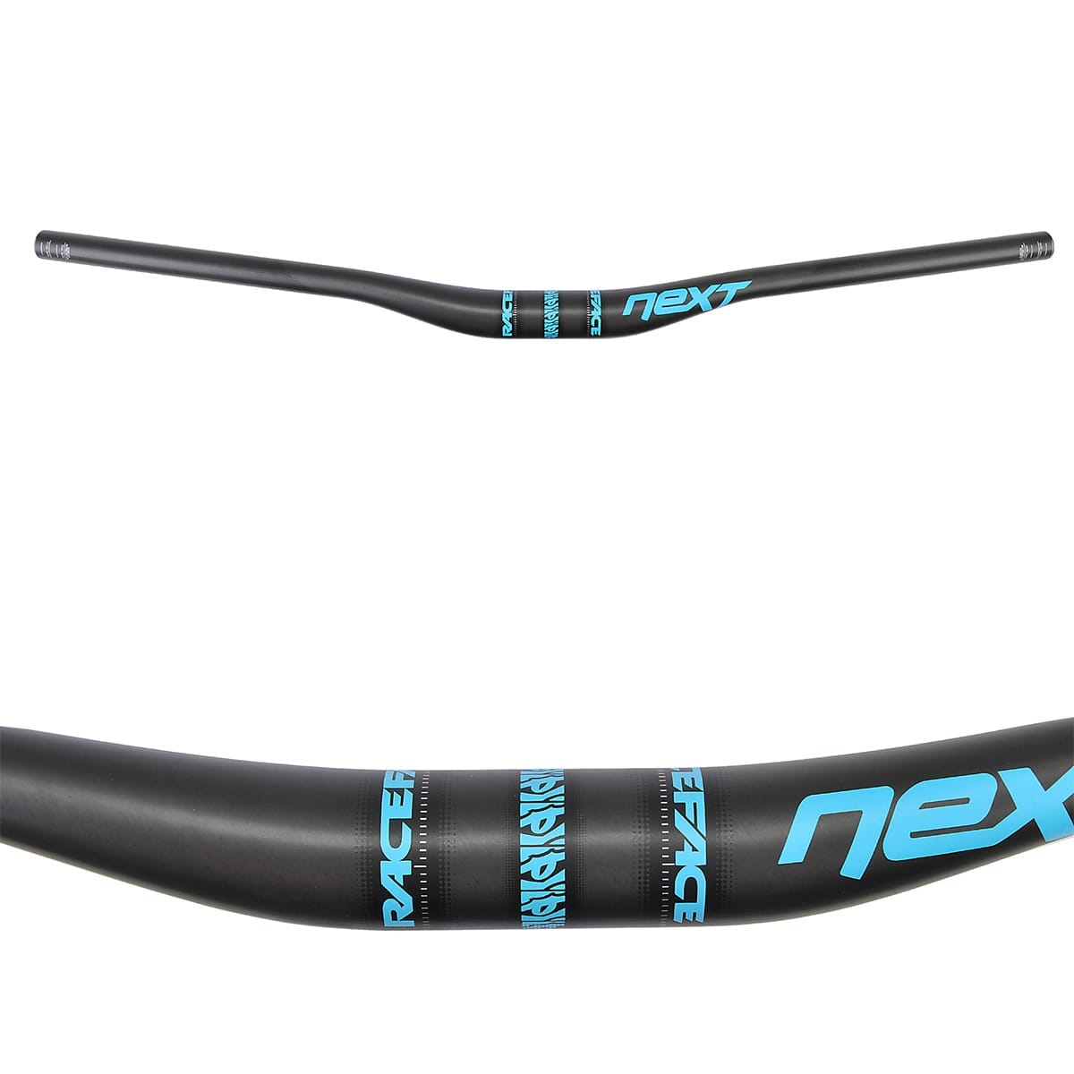 Styr RACE FACE NEXT Rise 20mm 760mm Carbon/Blå