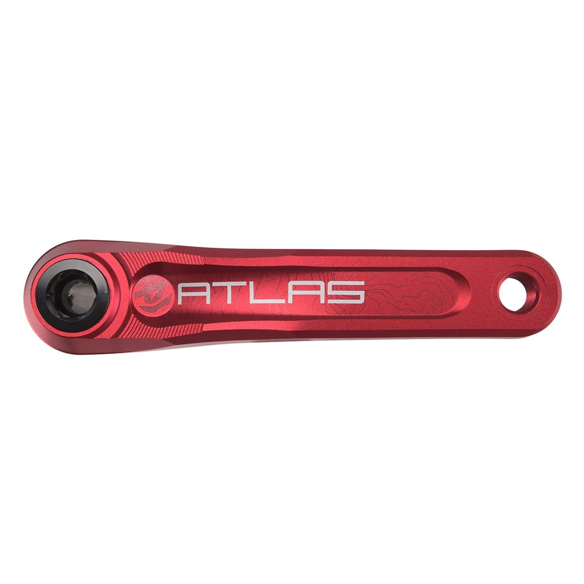 Krankarms RACE FACE ATLAS CINCH Bundbeslag 68/73 mm Rød