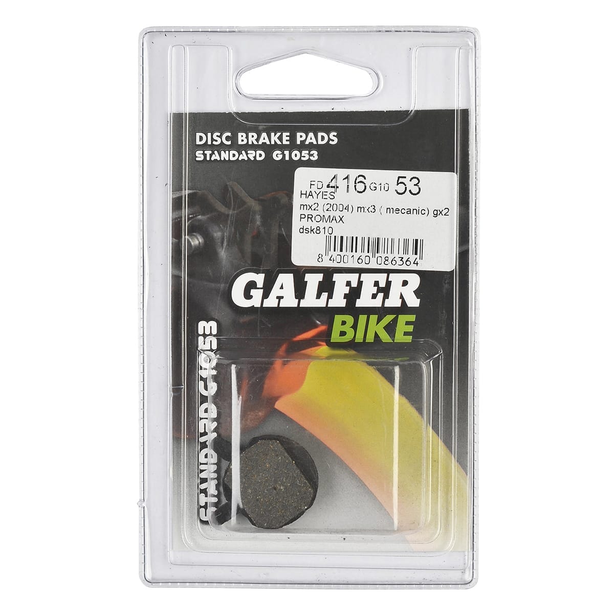 Pastiglie GALFER Hayes MX-2 (2004) / MX-3 Mec / MX-4 / MX-5 / GX-2 / Sole