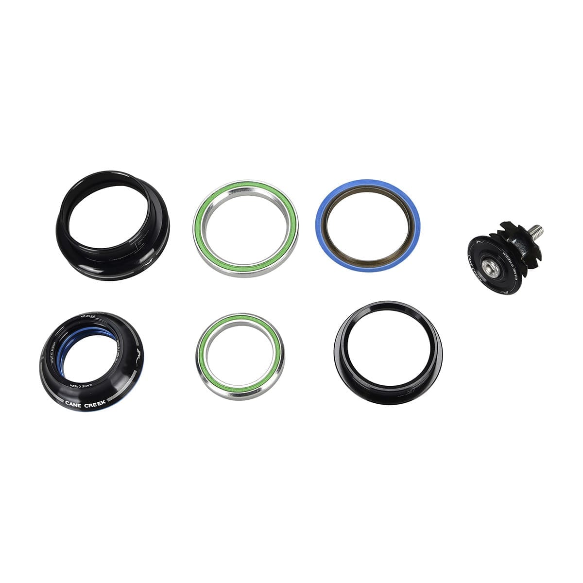 Semi-Integriertes/Externes Steuersatz CANE CREEK FORTY 1"1/8-1,5" ZS44-EC44 BAA2020K Schwarz