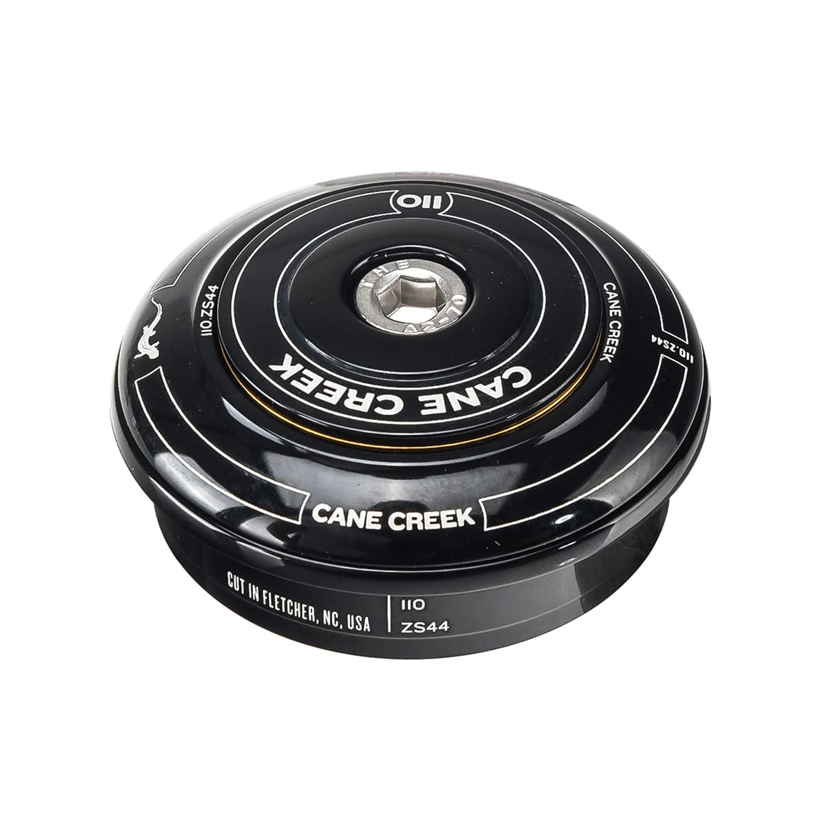 Øvre Lagerskål til Semi-Integreret Styreleje CANE CREEK 110 1"1/8 ZS44 Sort