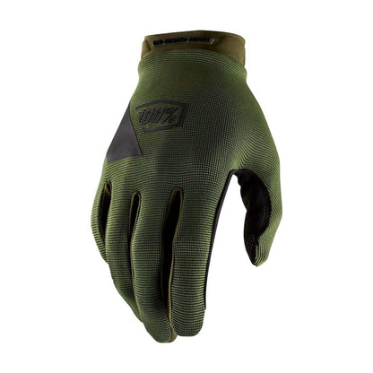 Lange Handsker 100% RIDECAMP Kaki/Sort