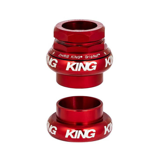 Jeu de Direction Externe CHRIS KING GRIPNUT 1" EC30/EC30 Rouge