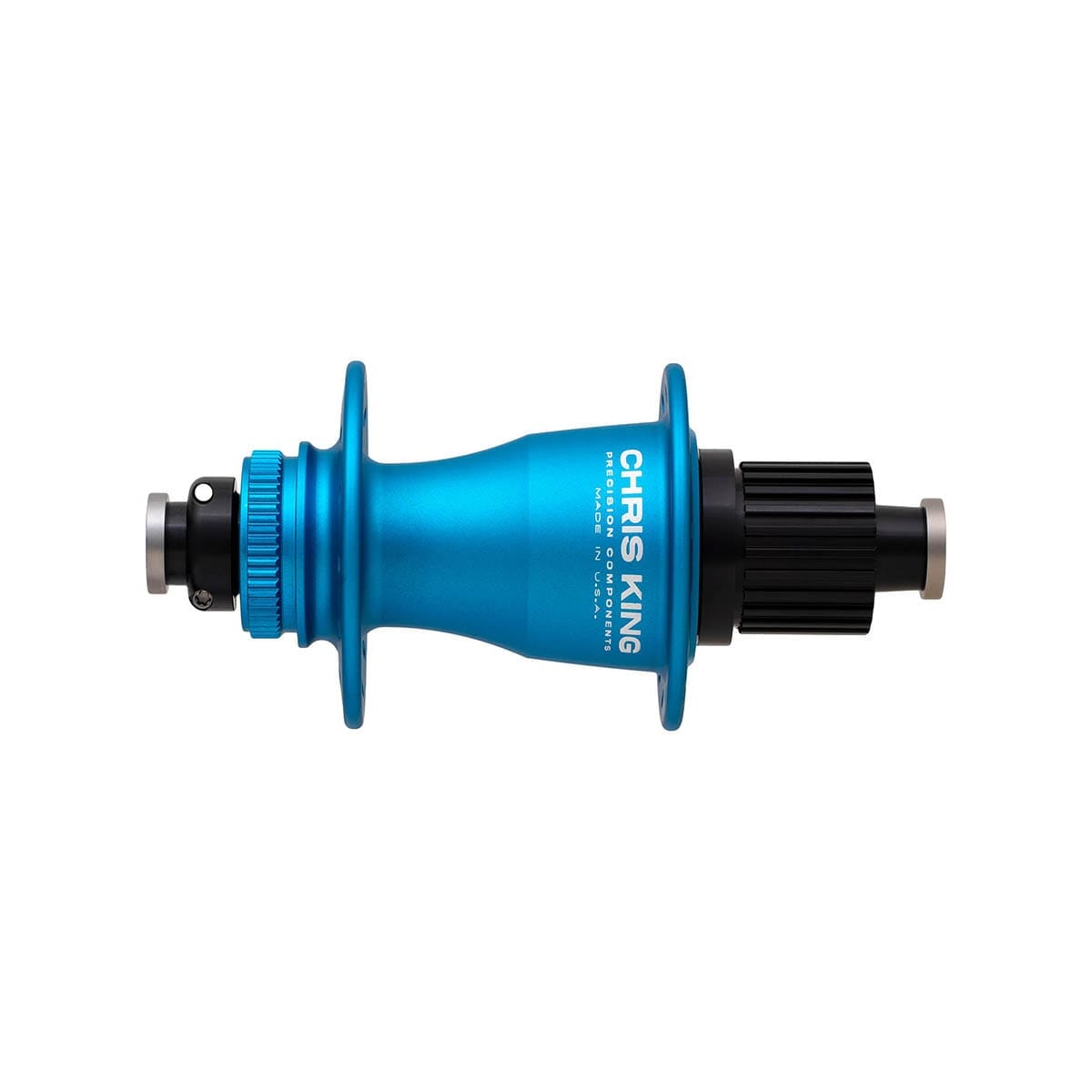 Achterwielnaaf CHRIS KING BOOST CENTERLOCK 28 Gaten Mat Turquoise