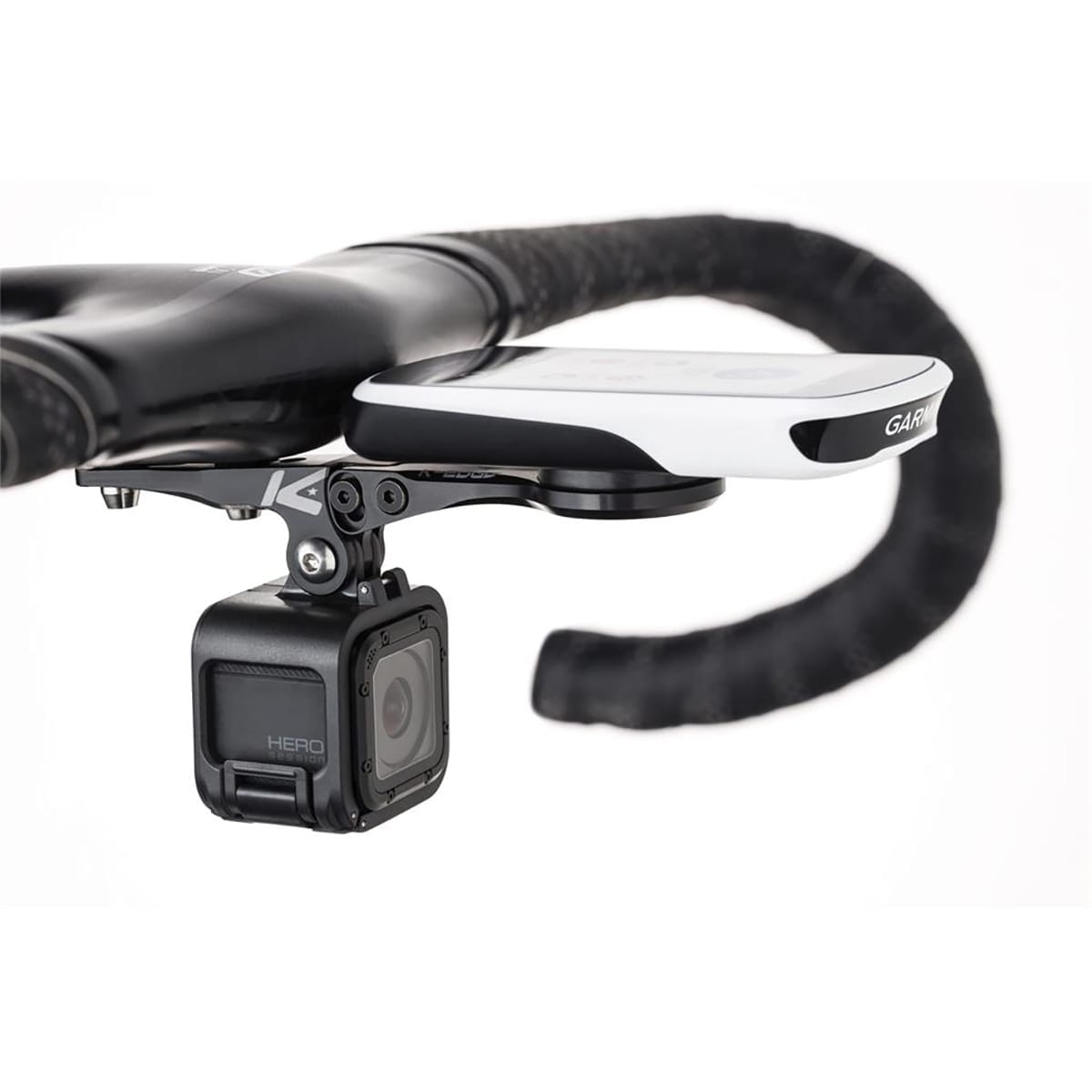 Supporto Manubrio/Attacco K-EDGE GARMIN INTEGRATED COMBO MOUNT per GPS GARMIN EDGE Nero