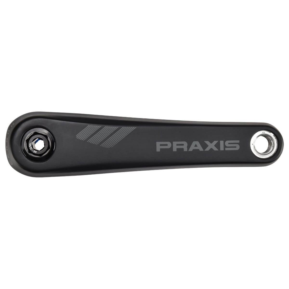Krankarme til elektrisk MTB PRAXIS Brose motor Sort