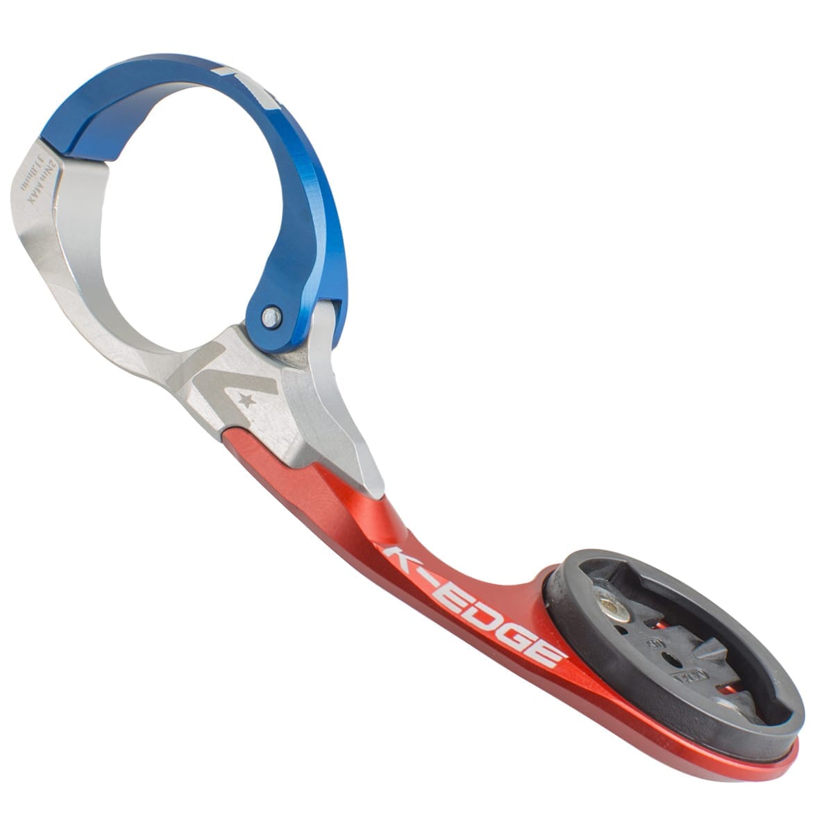 Styrholder K-EDGE RACE til GPS GARMIN EDGE Blå/Rød/Grå