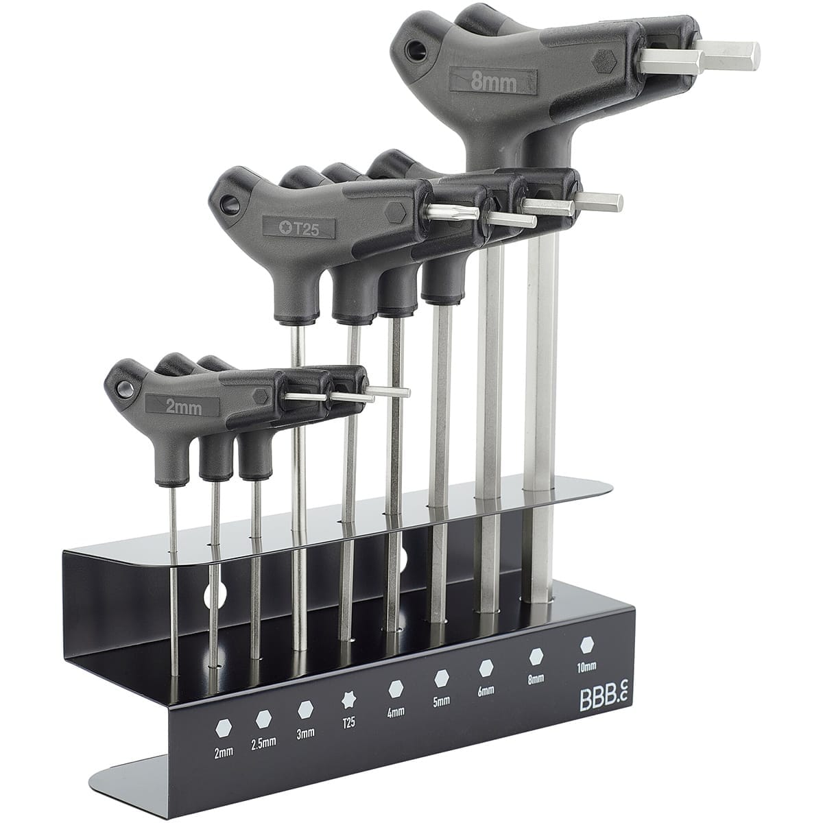 Sada 8 imbusových klíčů ve tvaru T a 1 klíč Torx BBB BTL-45S