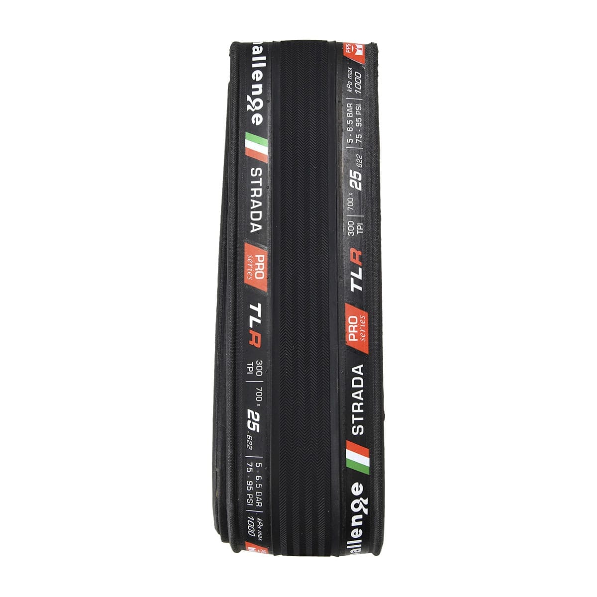Plášť CHALLENGE OPEN STRADA 700x25c Tubeless Ready černý