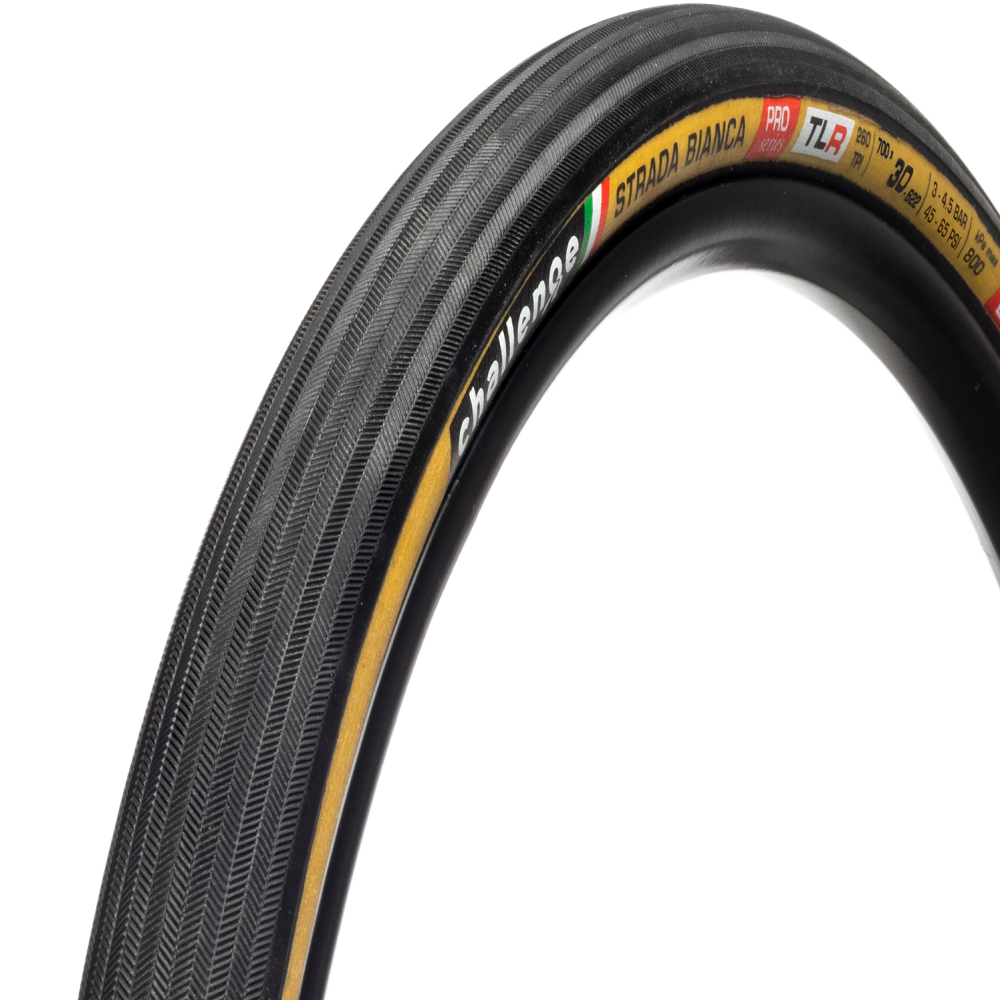 Dæk CHALLENGE OPEN STRADA BIANCA 700x30c Tubeless Ready Beige