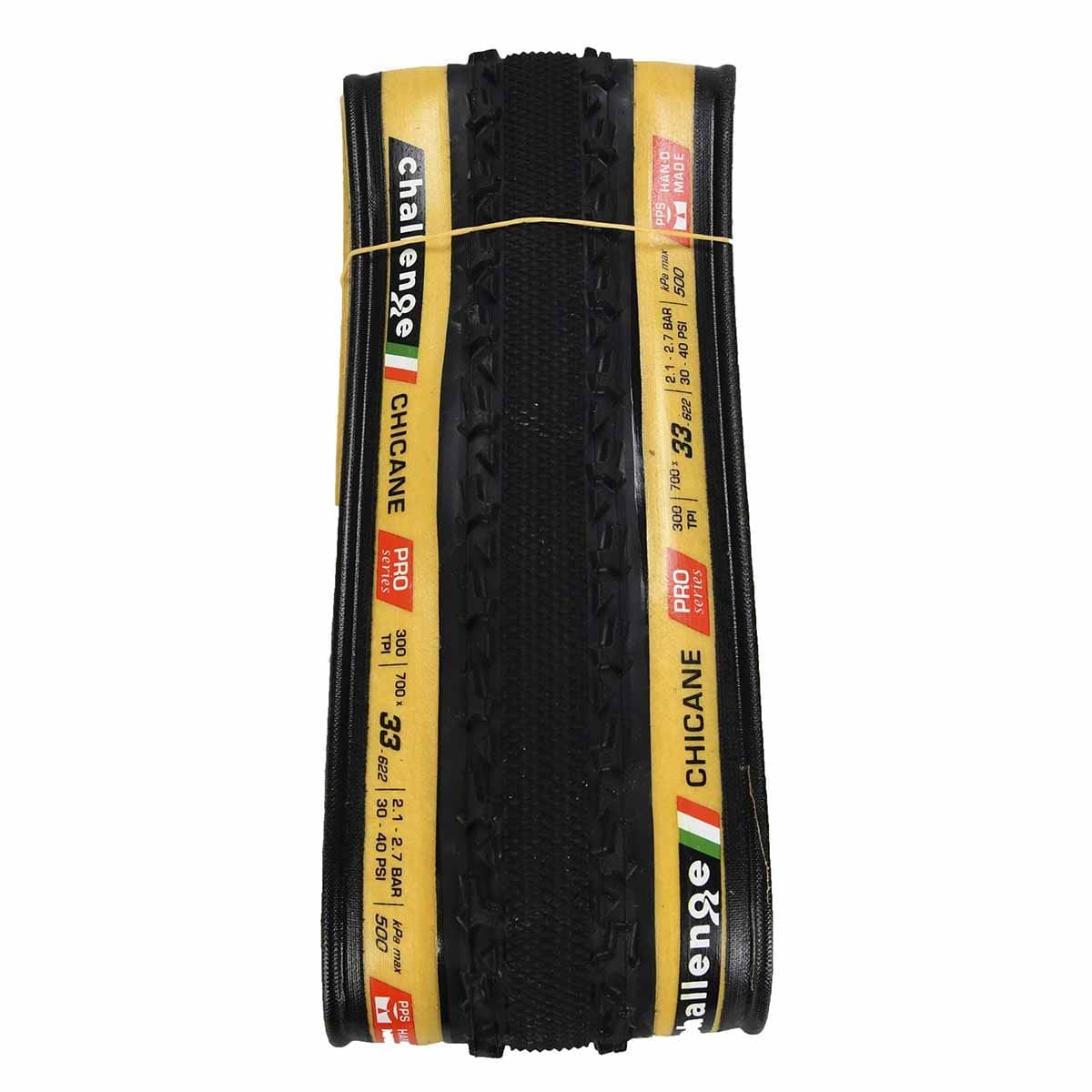 Pneu CHALLENGE OPEN CHICANE PRO 700x33c Bege